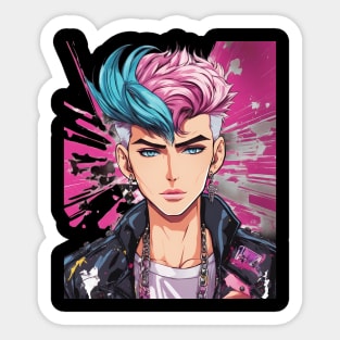 Anime Boy Sticker